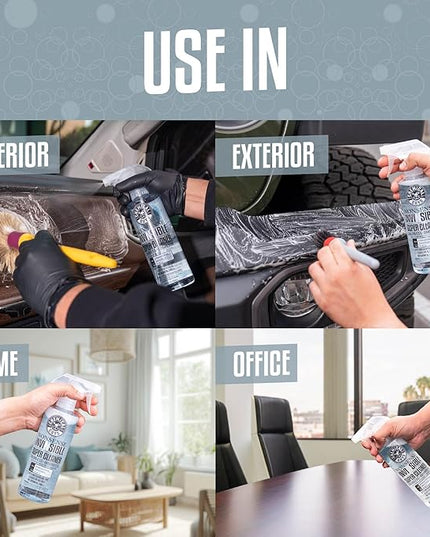 Chemical Guys Nonsense Colorless & Odorless All Surface Cleaner - Clear, Safe for Vinyl, Rubber, Plastic, Carpet, and Upholstery, pH Balanced, Residue-Free, Unscented, 32 oz Spray
