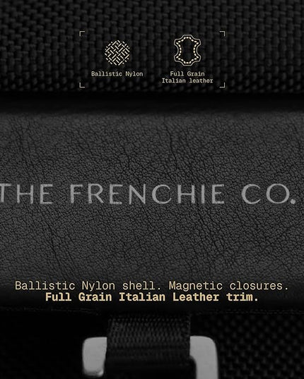 The Frenchie Co. - Work/Travel Speed Backpack - Expandable 23–30 liters - Laptop compartment with anti-theft magnetic closure - Ballistic nylon durable commuter pack