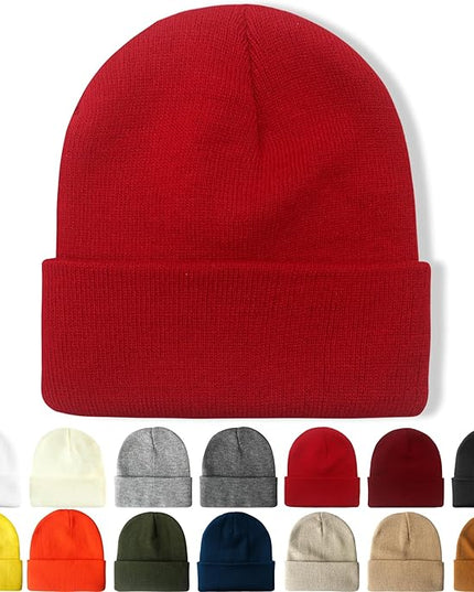 NPQQUAN Beanie for Men Women Winter Hats for Mens Beanie Cuffed Knit Beanies Skull Cap