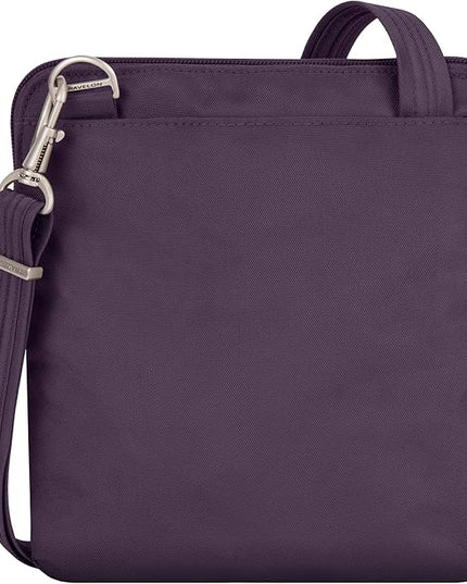 Travelon Anti-theft Classic Slim Double Zip Crossbody