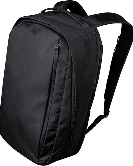 ALPAKA Metro Backpack Pro for Men - Fits 15.6" Laptop Business Travel Backpack with YKK Zippers, MOD Key Leash & Luggage Pass-through, Padded and Weatherproof X-pac Material Work Bag (Black)
