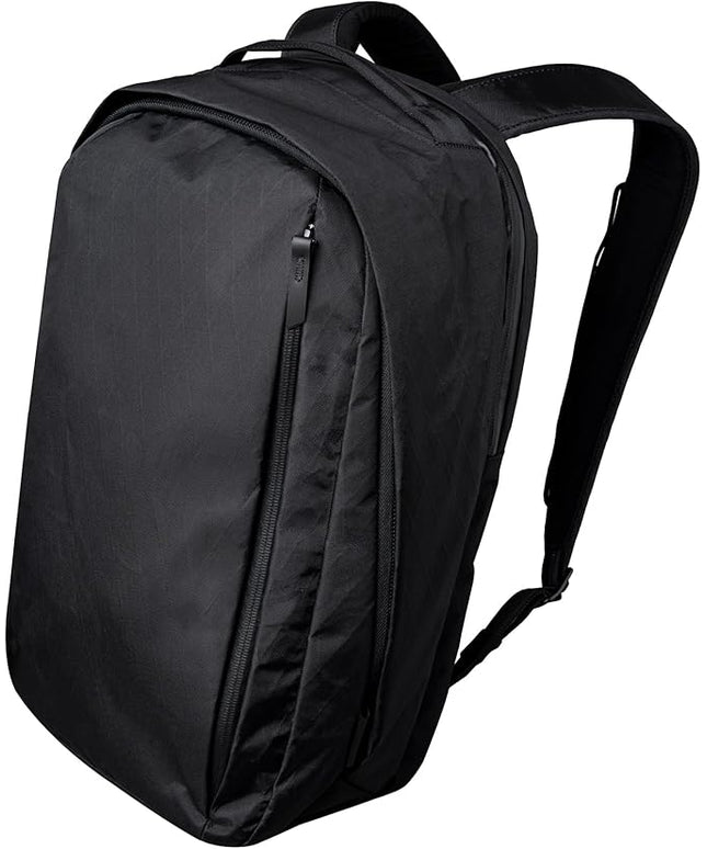 ALPAKA Metro Backpack Pro for Men - Fits 15.6" Laptop Business Travel Backpack with YKK Zippers, MOD Key Leash & Luggage Pass-through, Padded and Weatherproof X-pac Material Work Bag (Black)