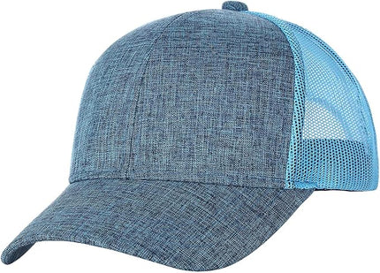 TSSGBL M, L, XL, XXL Snapback Trucker Hats Baseball Caps Adjustable Blank Mesh Back Ball Caps for Men Women