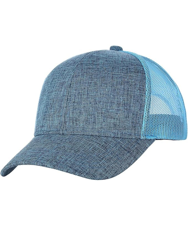 TSSGBL M, L, XL, XXL Snapback Trucker Hats Baseball Caps Adjustable Blank Mesh Back Ball Caps for Men Women