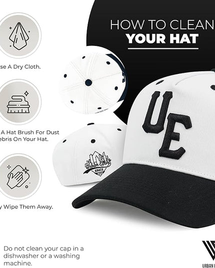 Urban Effort Vintage Trucker hat - for Men Women Baseball Hat - Trendy Sports Snapback Closure for Your Style & Outdoors