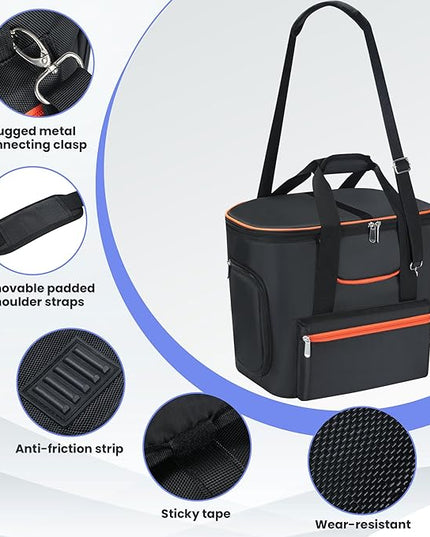Carrying Bag Compatible with ECOFLOW DELTA 2, Power Station Carrying Bag Compatible with Delta 2, Portable Power Station Carrier Compatible with Eco Flow Delta 2 with Shoulder Strap & Handle