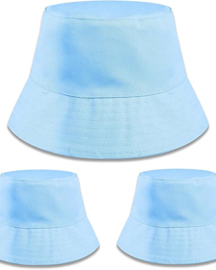 DASSNANE Sublimated Bucket Hats Bulk Solid Color DIY Blank Hat Bucket Hats for Men, Women and Adults