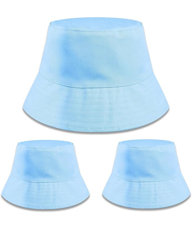 DASSNANE Sublimated Bucket Hats Bulk Solid Color DIY Blank Hat Bucket Hats for Men, Women and Adults