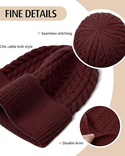 HiRui Knit Beanie Hats for Men Women Winter Hats Skull Caps Warm Classic Slouchy