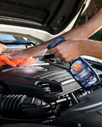 303 Products Automotive Protectant Spray - Helps Prevent Fading & Cracking, Repels Dust, Lint & Staining, Superior UV Protection & Restores Lost Color, Exterior & Interior Car Cleaning Supplies 16oz