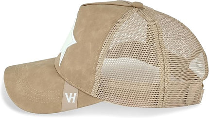 VINTAGE HAVANA Trucker Hats Women | Mesh Adjustable Snapback Hat | Men & Women Cute Trendy Fashion Baseball Cap