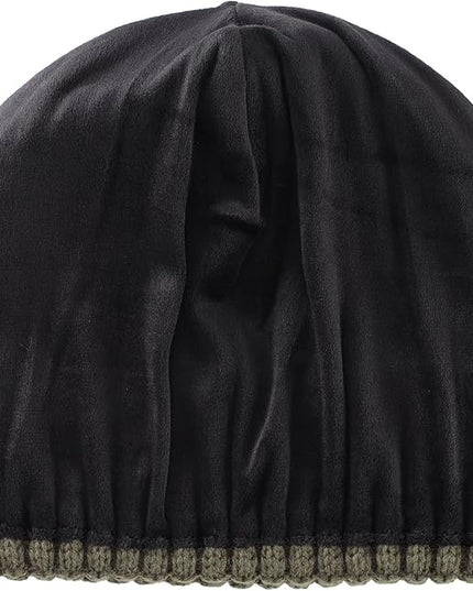 Connectyle Fleece Lined Cuffed Beanie Hat for Men Women Knitted Winter Wool Beanies Skull Cap Warm Watch Hat