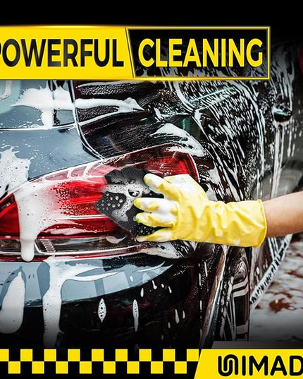 Microfiber Cleaning Cloth, 24 Pack Reusable Microfiber Towels for Cars Lint Free Cleaning Shop Towel Rags for Home Kitchen Automotive Bar Mechanic Restaurant Garage, 11"x 12", Black