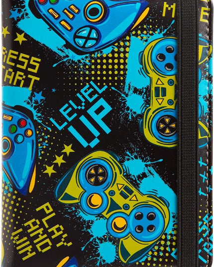Passport and Vaccine Card Holder Combo Passport Holder with Vaccine Card Slot Wallet Credit Card Protector with RFID Blocking Women Men (Gaming Enthusiast)