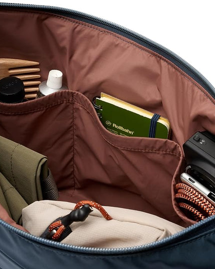 Bellroy Laneway Crescent Bag (12 liter streamlined, crescent crossbody with internal and external pockets, adjustable strap and surprising storage) - BlueSteel