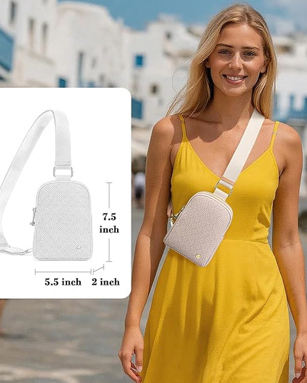 INICAT Small Anti Theft Crossbody Bags Women Valentine's Day Gifts, Vegan Leather Sling Cross Body Purse Travel Essentials