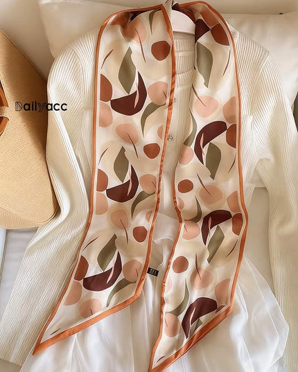 Dailyacc Hair Scarf for Women Fashion Silky Satin Headscarf Wrap Breathable Lightweight Neck Scarves For Handbag