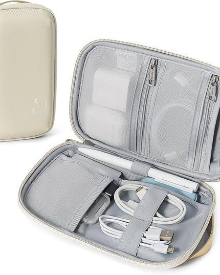 Travelkin Travel Cord Organizer, Small Electronic Organizer Travel Case, Cable Organizer Bag For Cords,Chargers Phone, Sd Card,Usbs