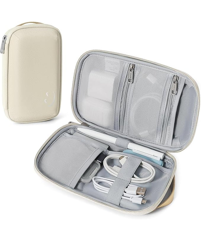 Travelkin Travel Cord Organizer, Small Electronic Organizer Travel Case, Cable Organizer Bag For Cords,Chargers Phone, Sd Card,Usbs