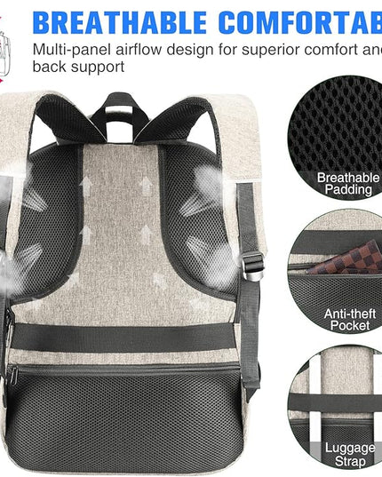 YAMTION School Backpack for Women and Teen Girls,College Bookbag Laptop Back Pack School Bag with USB Port for High School College Students Work