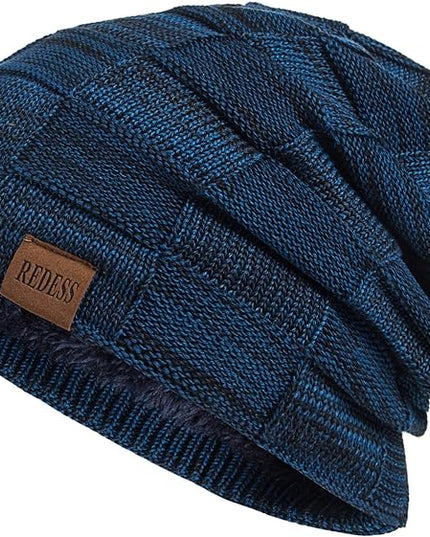 REDESS Beanie Hat for Men and Women Winter Warm Hats Knit Slouchy Thick Skull Cap