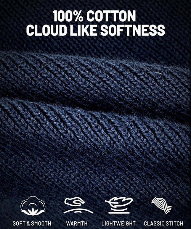 AOPREL Beanie with The Light, Unisex USB Rechargeable Headlamp Winter Knitted Cap for Men Dad Husband