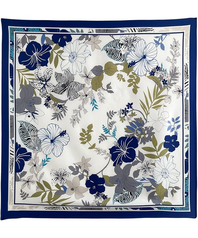 Headscarf Large Square Scarf 35" Fashion Scarves Silk Feeling Hair Wrapping Scarfs Hairscarf BA16