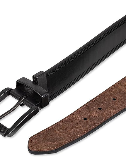 Columbia Men's 2-in-1 Reversible Casual Leather Belt for Versatile Everyday Style