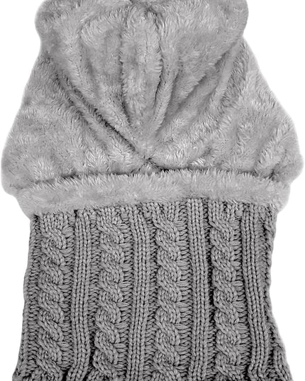 HUAMULAN Women Winter Beanie Hats One Piece Fleece Lined Knit Balaclavas Mask Set Skull Neck Circle Scarf Ski Snow Hat Pompom