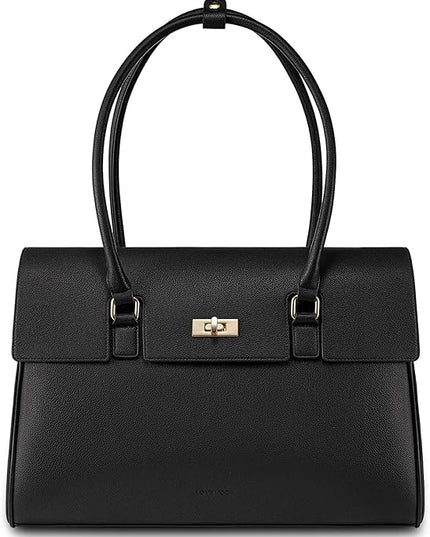 LOVEVOOK Laptop Bag for Women Work Tote Messenger Bag Waterproof Business Office Professional Handbag Shoulder Bag