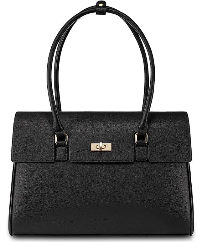 LOVEVOOK Laptop Bag for Women Work Tote Messenger Bag Waterproof Business Office Professional Handbag Shoulder Bag