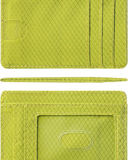 Artpaxy Slim Wallet for Men & Women, Minimalist Front Pocket Card Holder for Travel, RFID Blocking, Water Resistant Nylon Wallet for ID & Cash & Credit Card