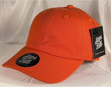 Stitch and Bill Mens Athletic Deep-Crown Baseball Cap 100% Soft Cotton Unstructured Dad Hat Outdoors Adjustable