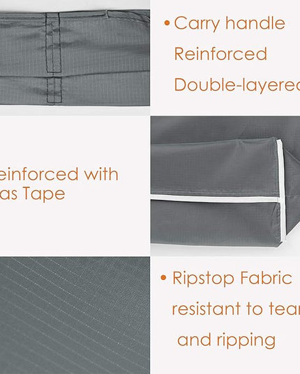 BeeGreen Grey Reusable Shopping Bags Wholesale Gray Reusable Grocery Bags Bulk Foldable-Machine Washable with Zipper Storage Pouch 20 Pieces