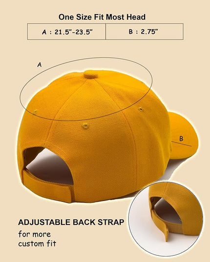 Utmost Structured Baseball Cap with Adjustable Closure - Performance Hat for Outdoor Activities
