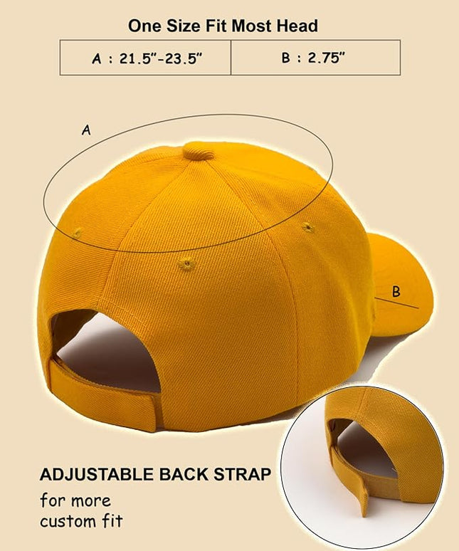 Utmost Structured Baseball Cap with Adjustable Closure - Performance Hat for Outdoor Activities