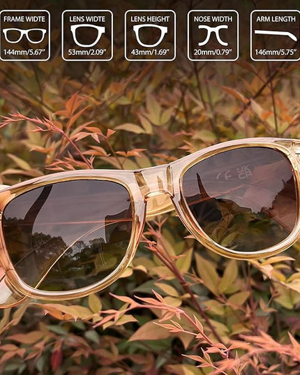 Joopin Square Sunglasses Polarized UV Protection Trendy Designer Sun Glasses Men Women