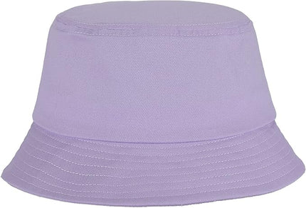 Umeepar Unisex Cotton Packable Bucket Hat Sun Hat Plain Colors for Men Women