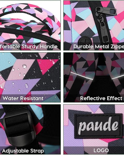Paude Backpack for Teen Girls & Women - School & Travel Laptop Bookbag for City Trip & Office
