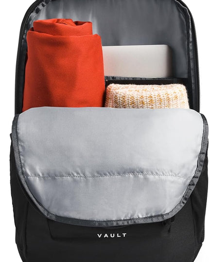 The North Face Vault Everyday Laptop Backpack - Commuter Travel Bag, Water-Repellent Finish, Spacious Compartment, TNF Black-NPF, One Size | Everyday, PFAS Free