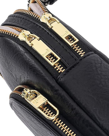 INICAT RFID Blocking Sling Bag Anti Theft Crossbody Bags Women Valentine's Day Gifts Travel Purses Vegan Leather