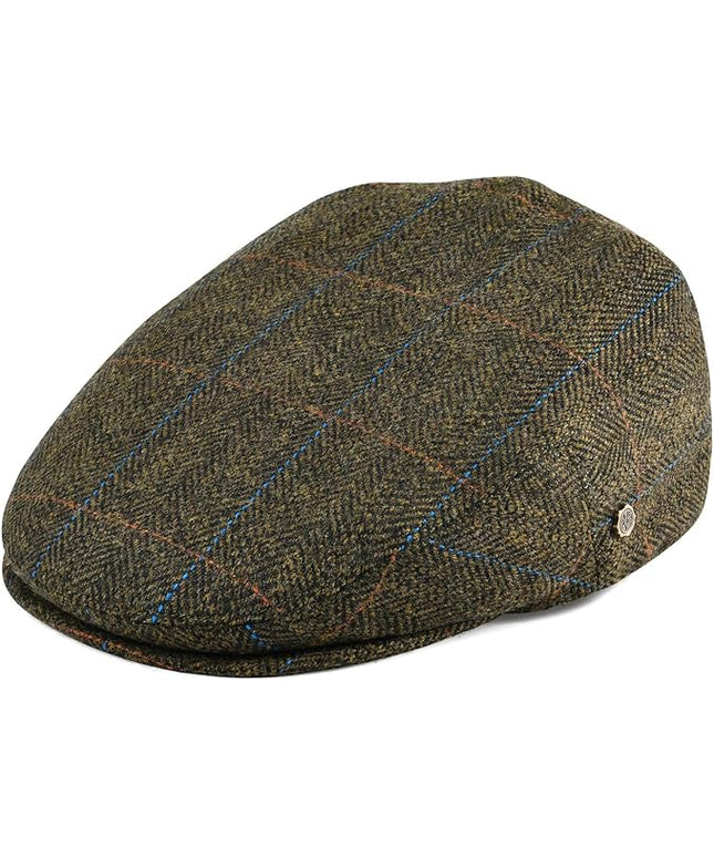 VOBOOM Men's Herringbone Flat Ivy Newsboy Hat Wool Blend Gatsby Cabbie Cap