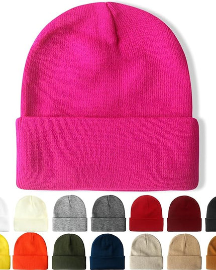 NPQQUAN Beanie for Men Women Winter Hats for Mens Beanie Cuffed Knit Beanies Skull Cap
