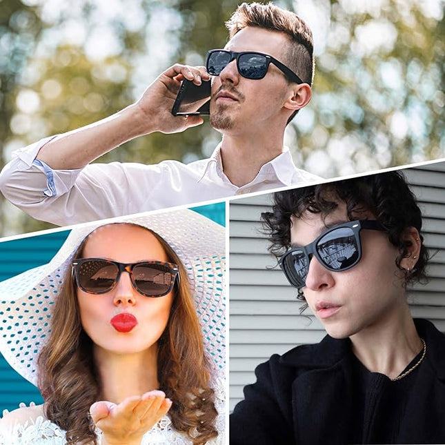 Joopin Square Sunglasses Polarized UV Protection Trendy Designer Sun Glasses Men Women