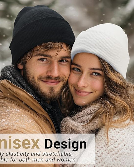 NPQQUAN Beanie for Men Women Winter Hats for Mens Beanie Cuffed Knit Beanies Skull Cap