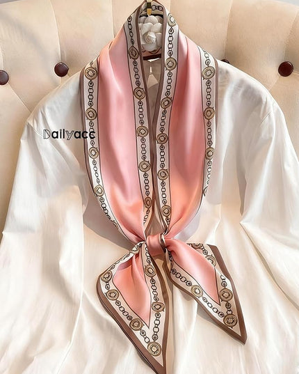 Dailyacc Hair Scarf for Women Fashion Silky Satin Headscarf Wrap Breathable Lightweight Neck Scarves For Handbag