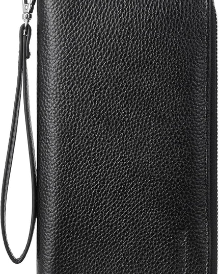 BOSTANTEN Leather Wallet for Women RFID Blocking Zip Around Credit Cards Holder Phone Clutch