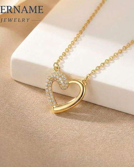 Evername To My Wife, Beautiful Necklace with an Emotional Message Card in a Luxury LED Jewelry Box. Great Birthday, Anniversary, Valentines Day Gift