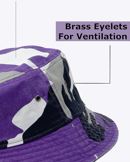 Utmost Bucket Hat 100% Cotton & Denim Lightweight Packable Outdoor Summer Beach Fishing Sun Hat