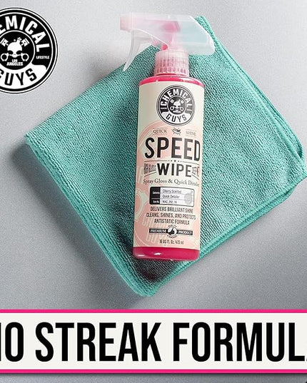 Chemical Guys Speed Wipe Quick Detailer, Safe for Cars, Trucks, SUVs, Motorcycles, RVs & More, Extra Large 32 fl oz, Cherry Scent